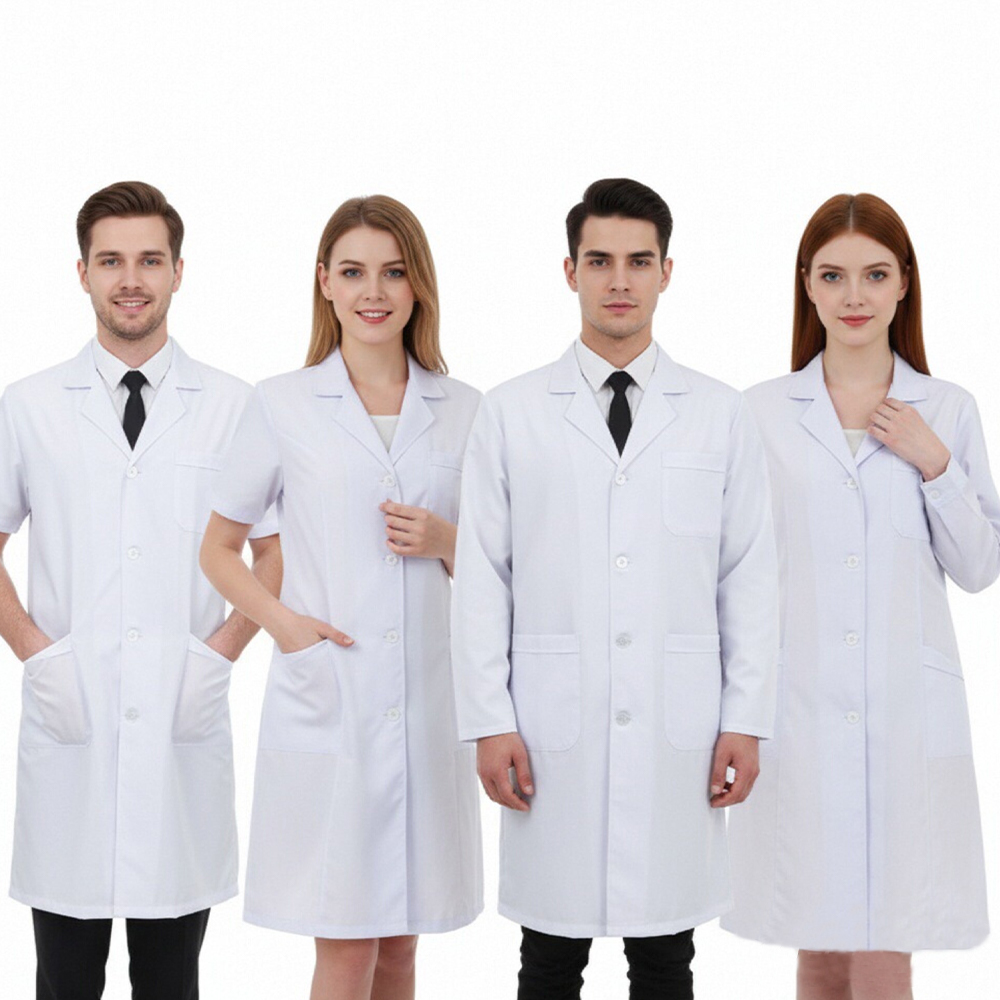 Medical Lab Professional - Professional Doctor's White Coat Lab Coat