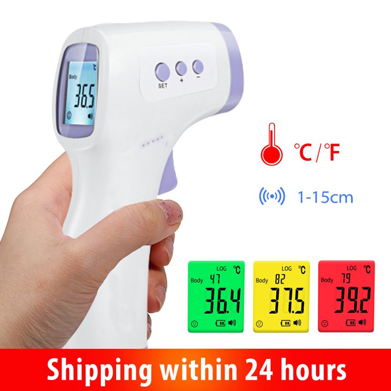 Pulse Oximeter - Digital Infrared Forehead Thermometer Non-Contact Body