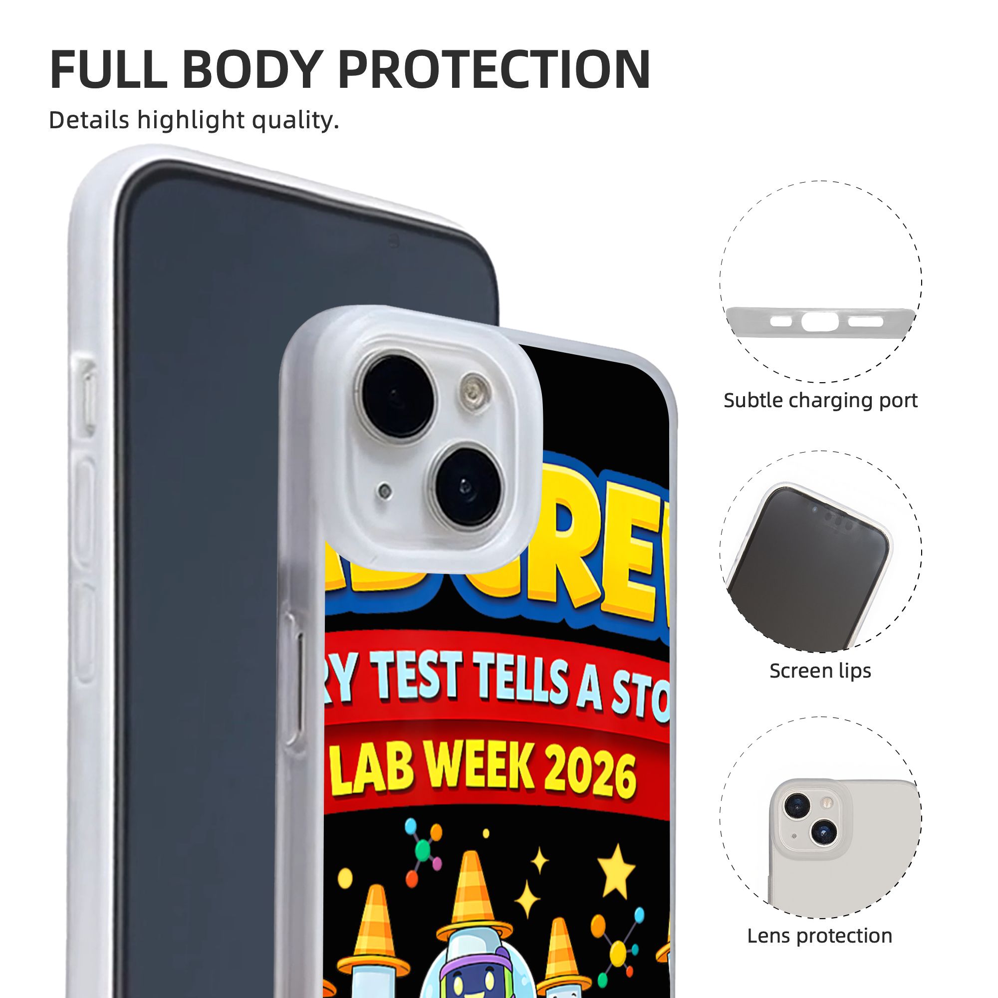 New Armor Bumper Shockproof La - Medical Lab Tech recension och pris