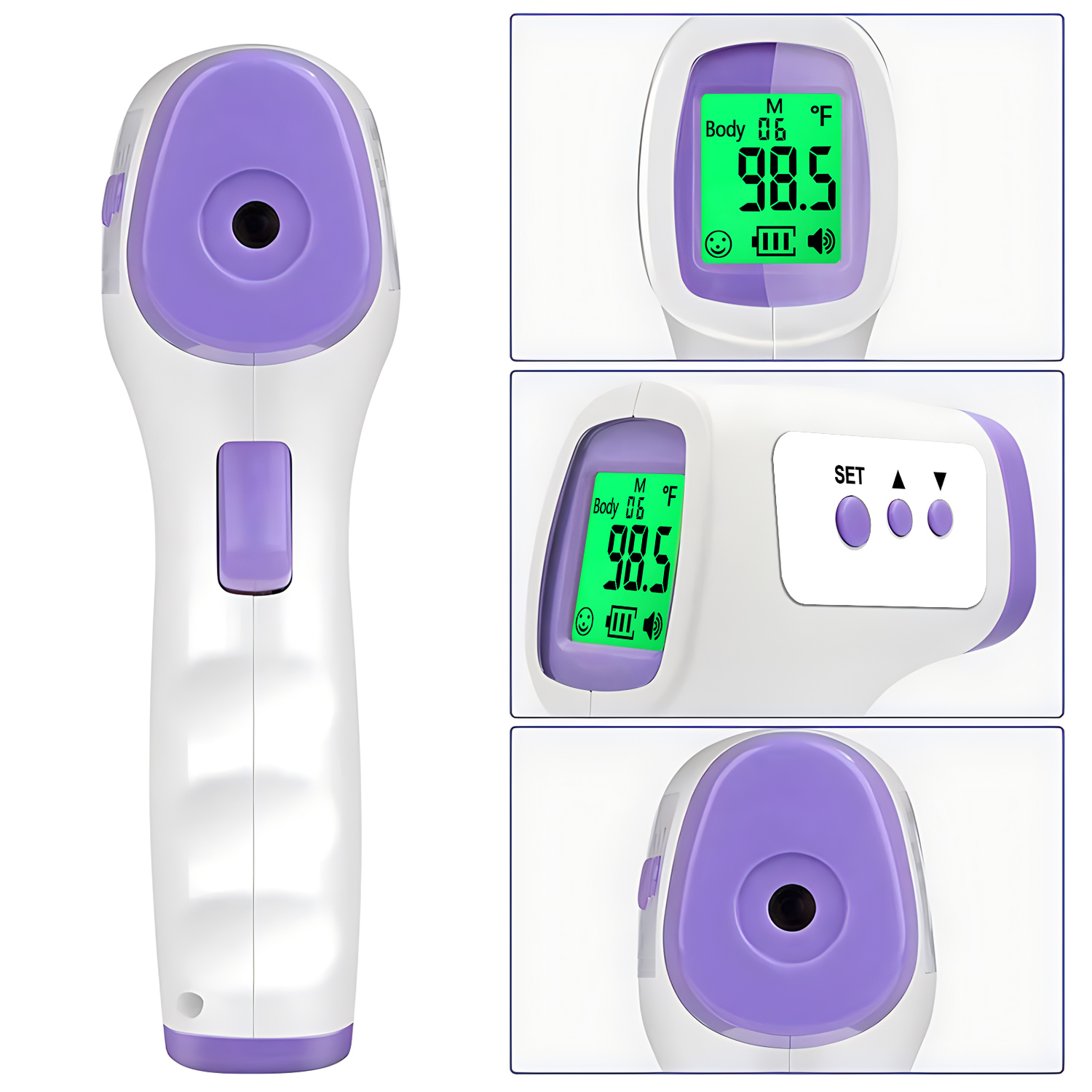Non-contact Digital Infrared F - Pulse Oximeter recension och pris