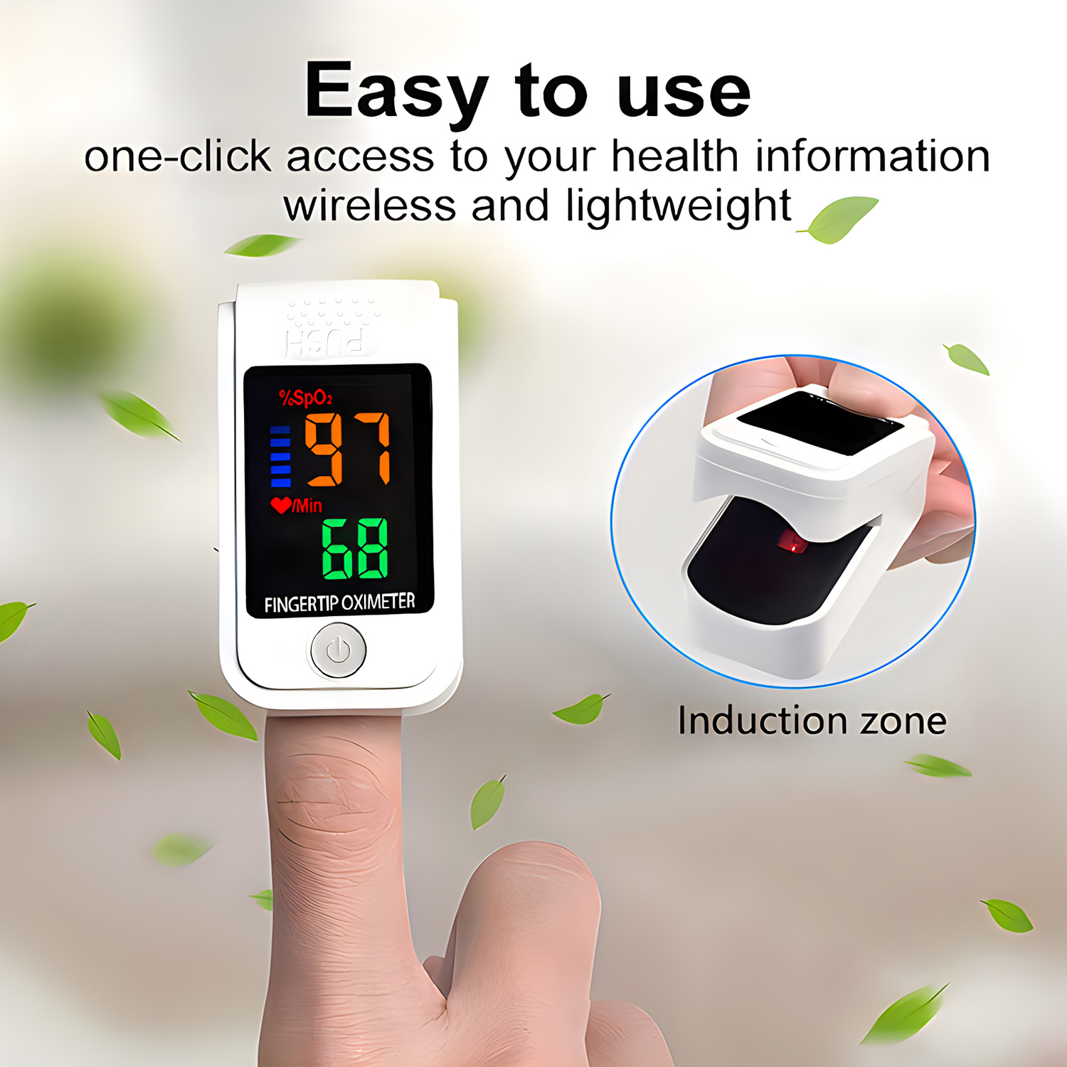 Non-contact Digital Infrared F - Pulse Oximeter recension och pris