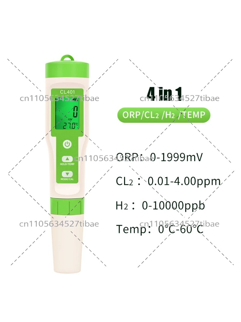 5 in 1 Chlorine Meter Pen Wate - Ph Meter recension och pris