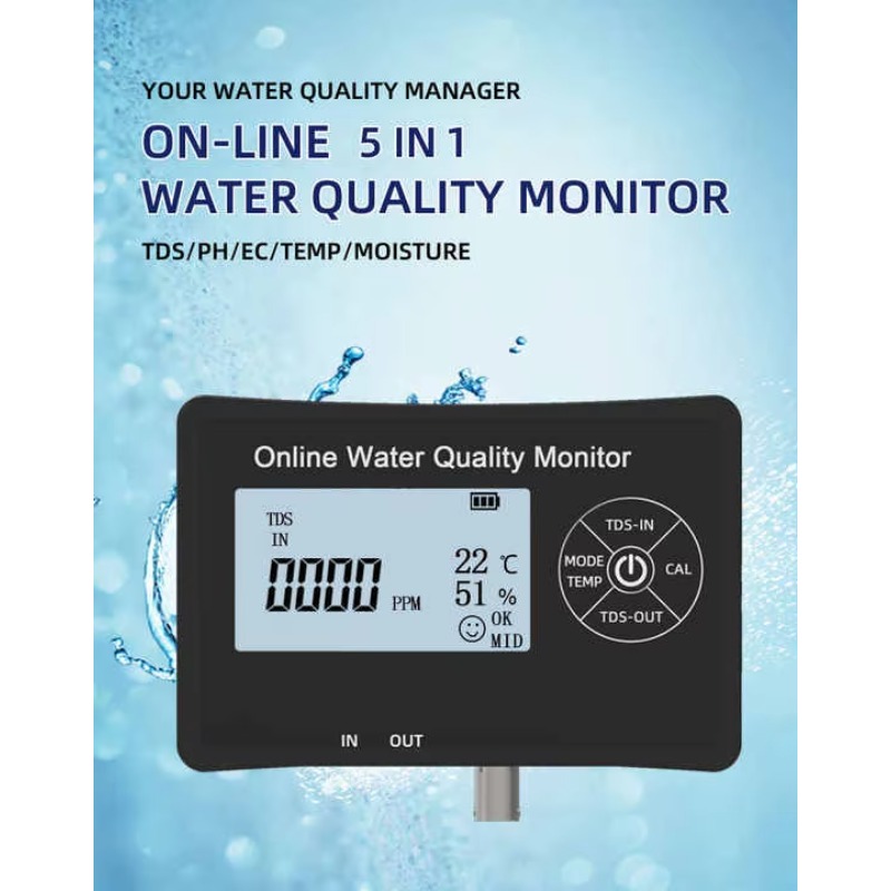 Online 5 in 1 TDS/PH/Temperatu - Ph Meter recension och pris