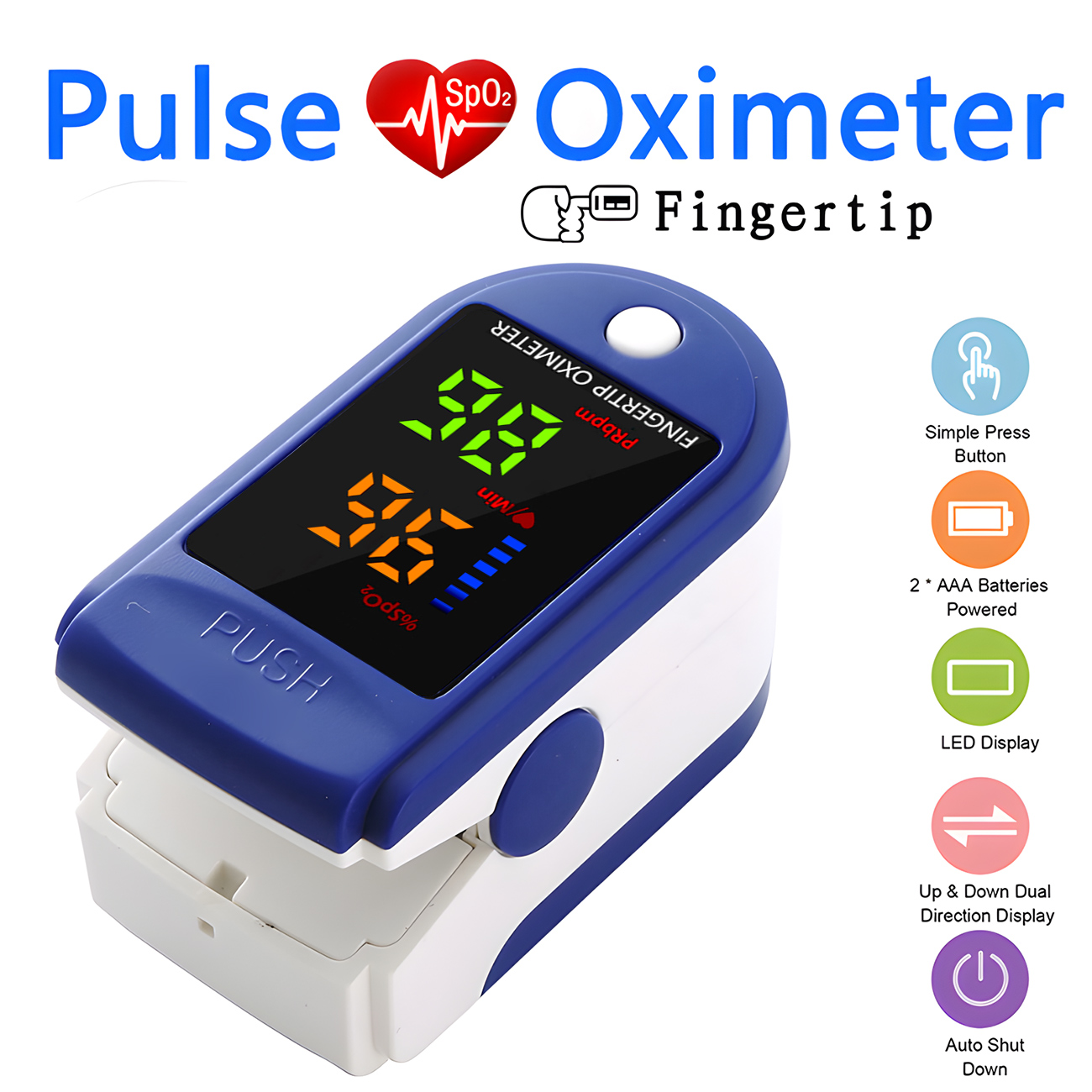 New Household Infrared Forehea - Pulse Oximeter recension och pris