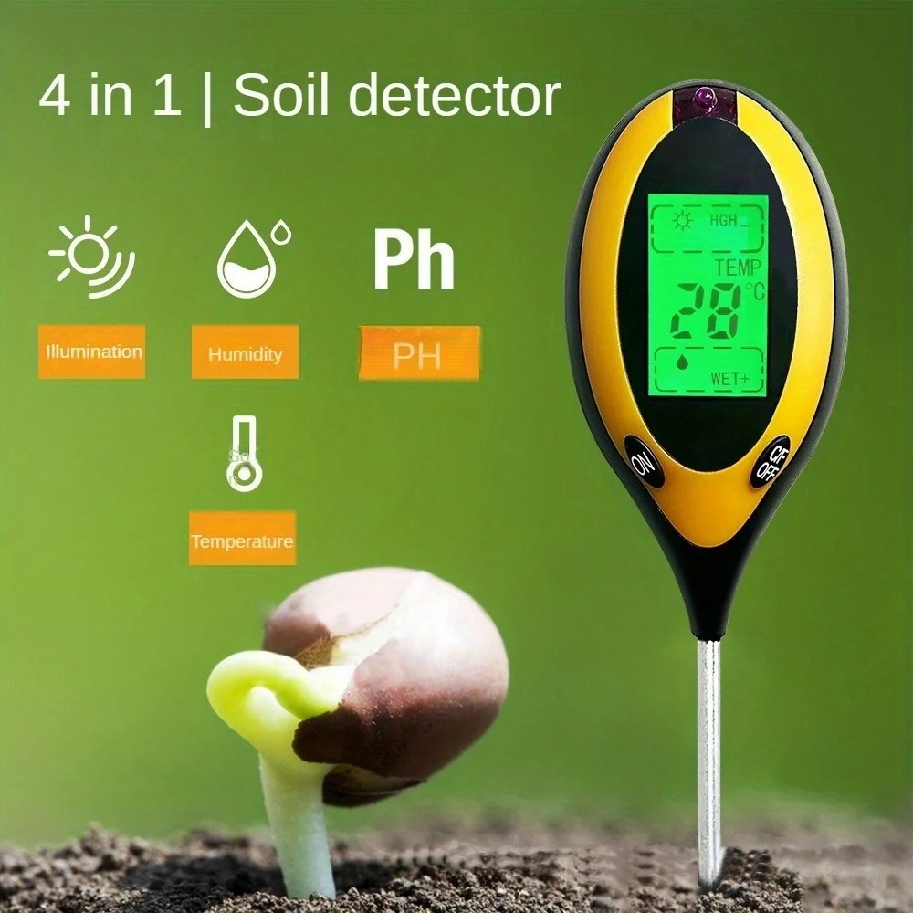 Portable Soil PH and Humidity  - Ph Meter recension och pris