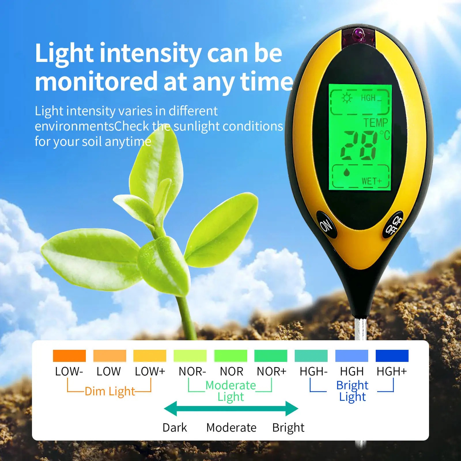 Portable Soil PH and Humidity  - Ph Meter recension och pris