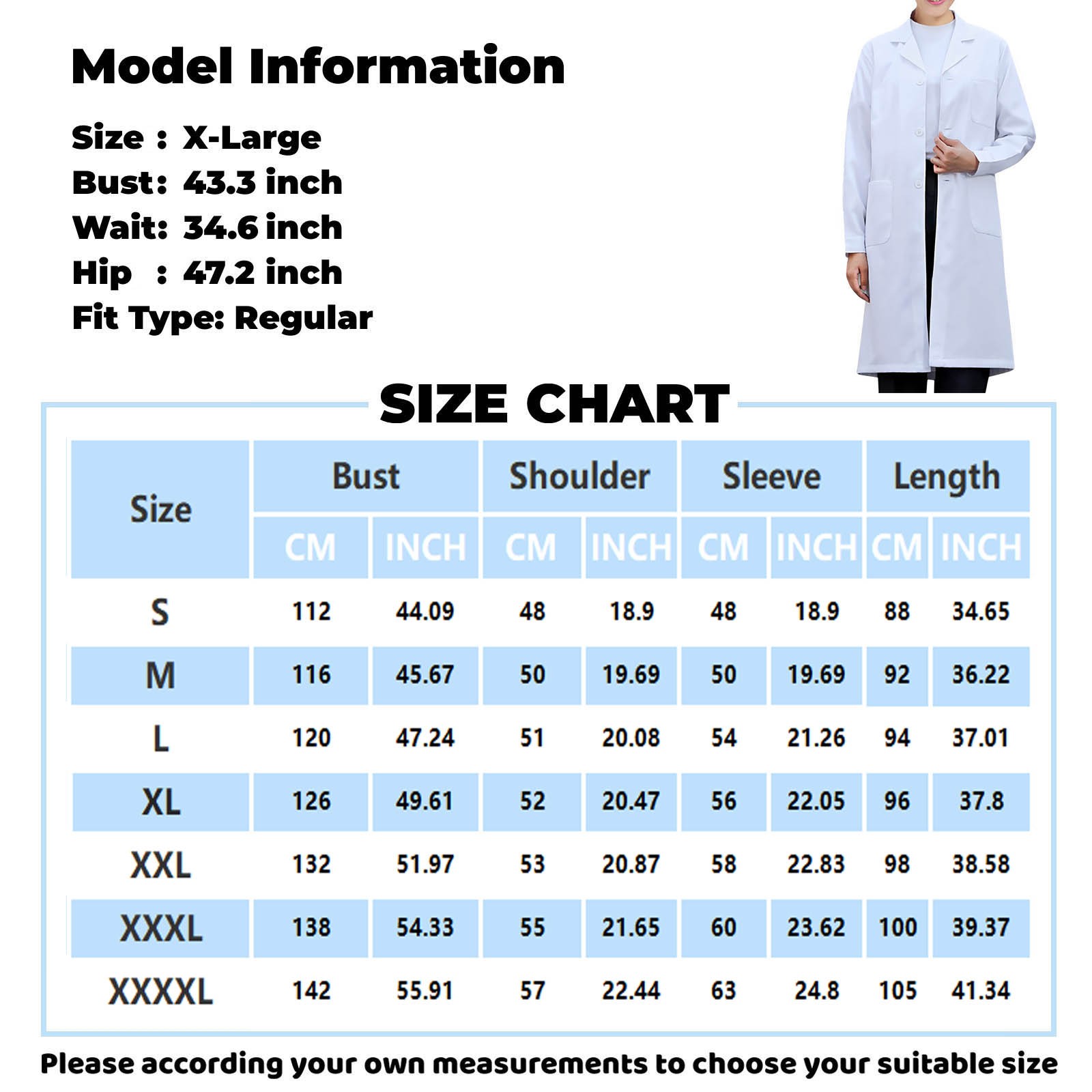 White Lab Coat For Women Men S - Medical Lab Professional recension och pris