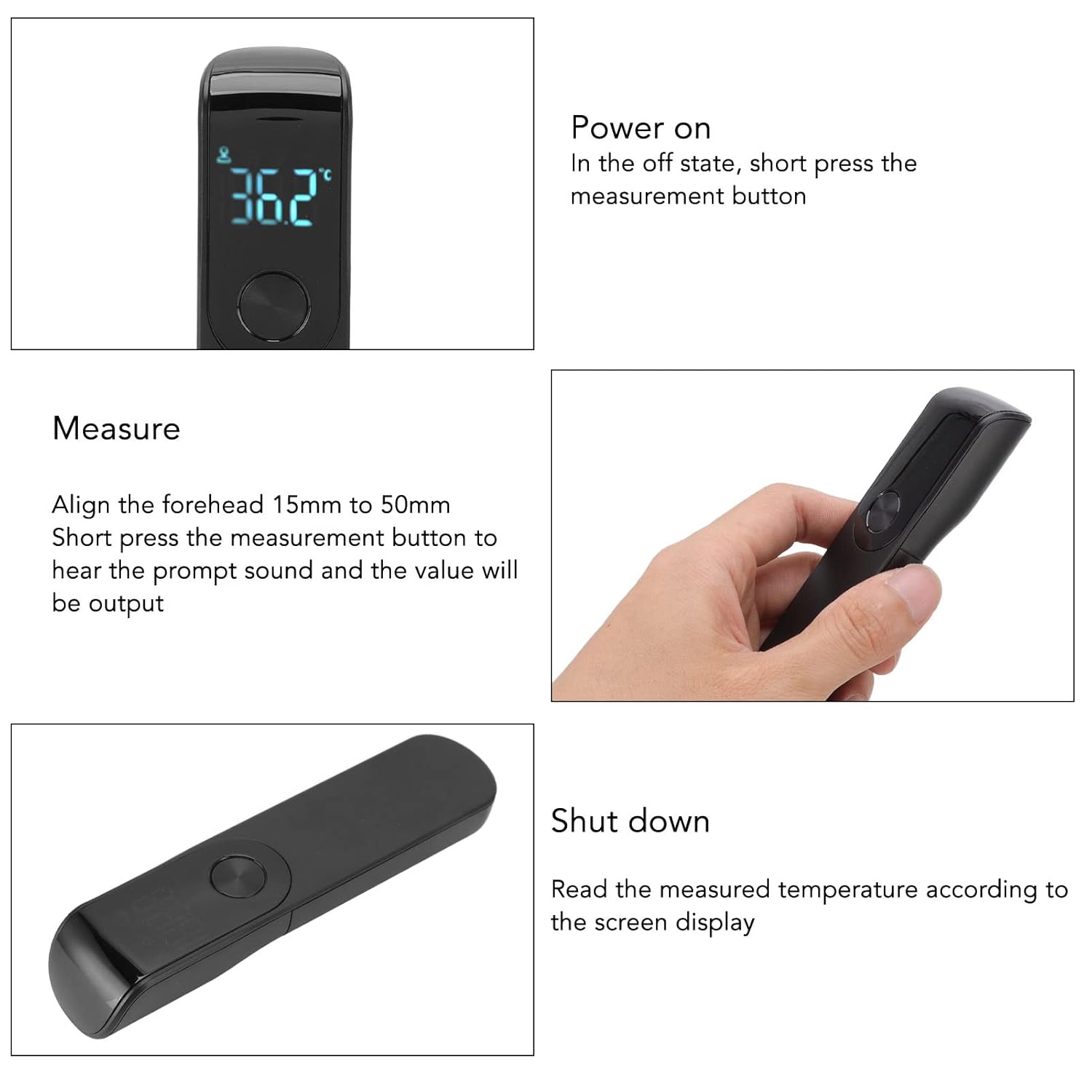 IDEABEL Infrared Fever Thermom - Pulse Oximeter recension och pris