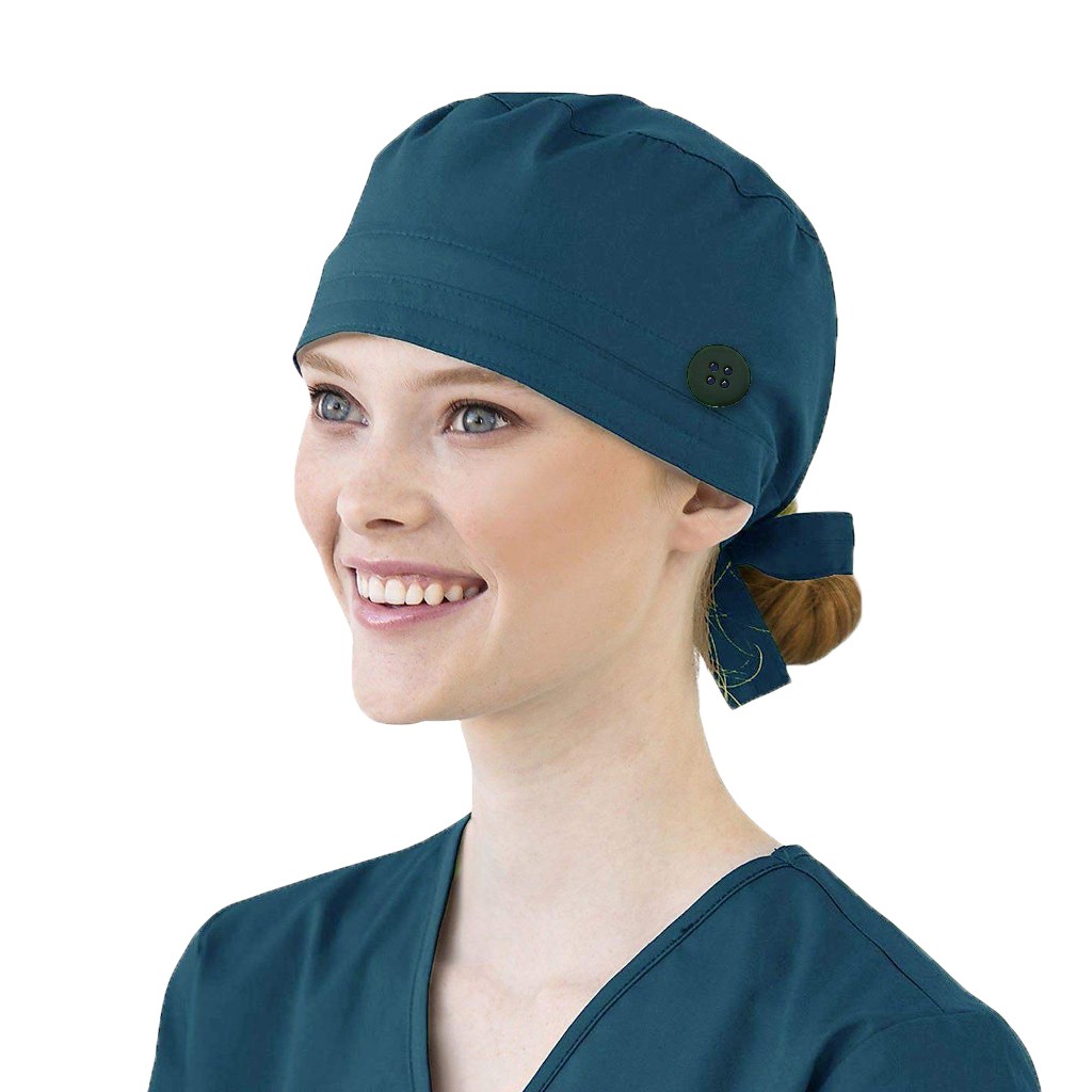 Solid Color Scrubs Caps With B - Medical Lab Tech recension och pris