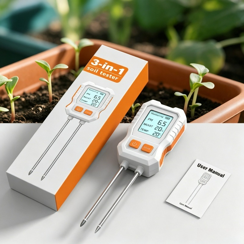 3-in-1 Digital Soil Tester wit - Ph Meter recension och pris
