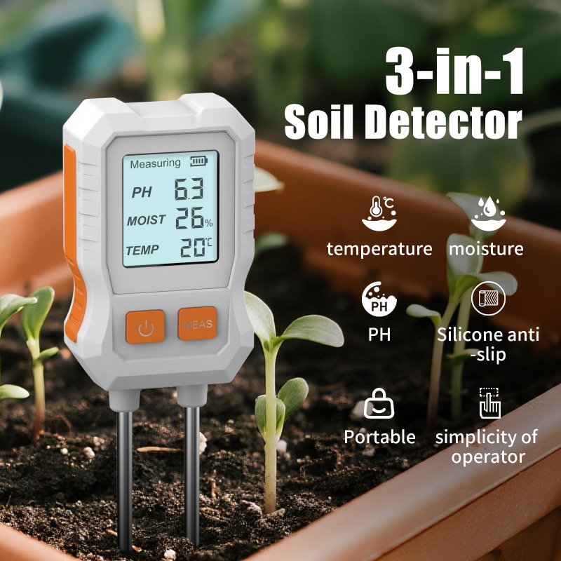 3-in-1 Digital Soil Tester wit - Ph Meter recension och pris