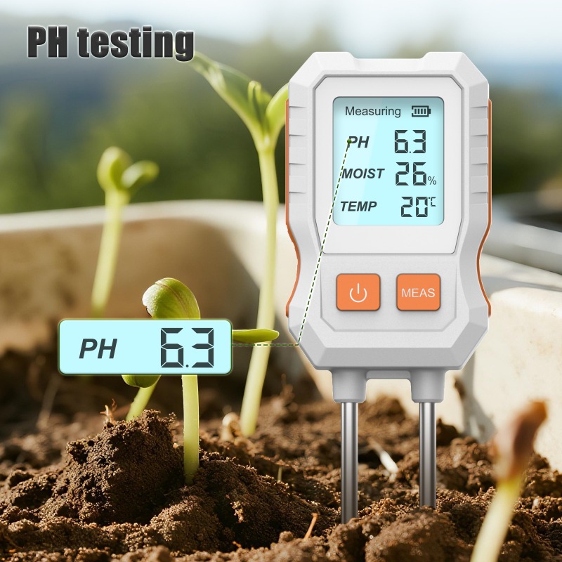 3-in-1 Digital Soil Tester wit - Ph Meter recension och pris