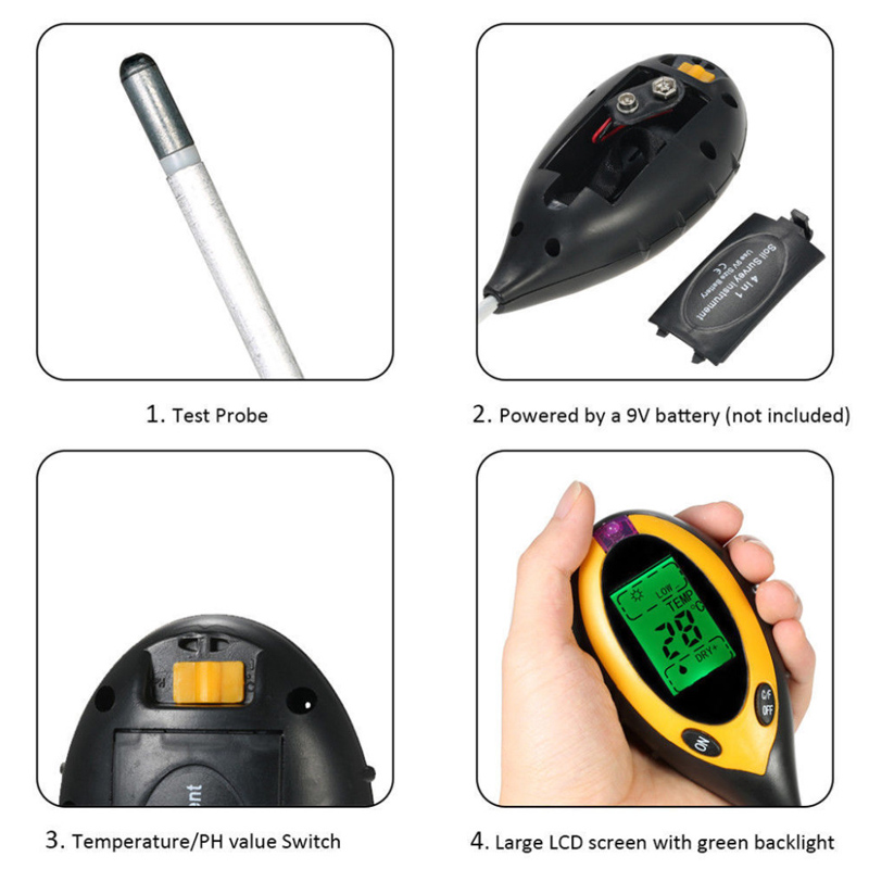 NEW 2026 LCD Soil PH Meter Tes - Ph Meter recension och pris