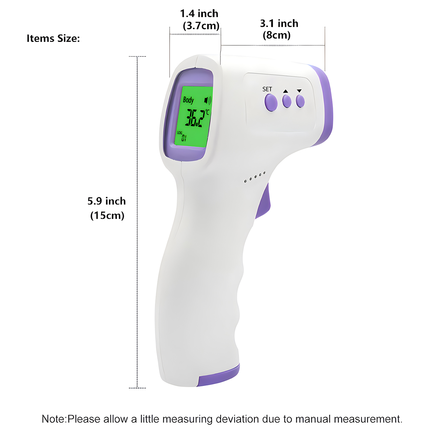 Digital Infrared Forehead Ther - Pulse Oximeter recension och pris