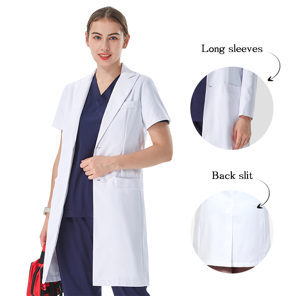 Thoughtful Lapel Collar White  - Medical Lab Hospital recension och pris