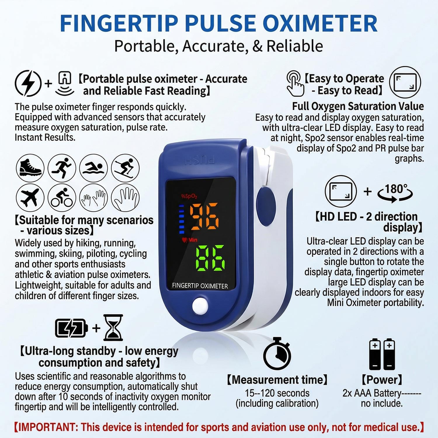 Medcial Forehead Thermometer F - Pulse Oximeter recension och pris